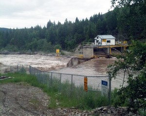 The Elko Dam at 7 p.m. June 21 by Angela Fregin