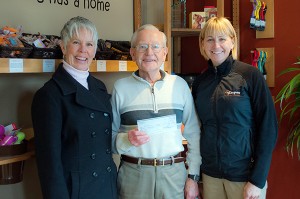 Karla Shalley, John Ashby (ICAN volunteer), Cheryl King  