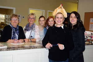 Just a few of the volunteers who helped break the record. Carrie Schafer/e-KNOW photos