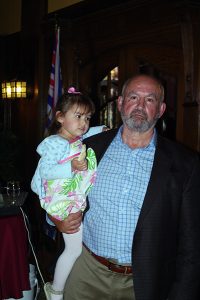 Bill Bennett with his granddaughter.