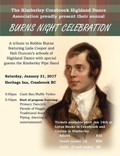 Robbie Burns Night Celebration