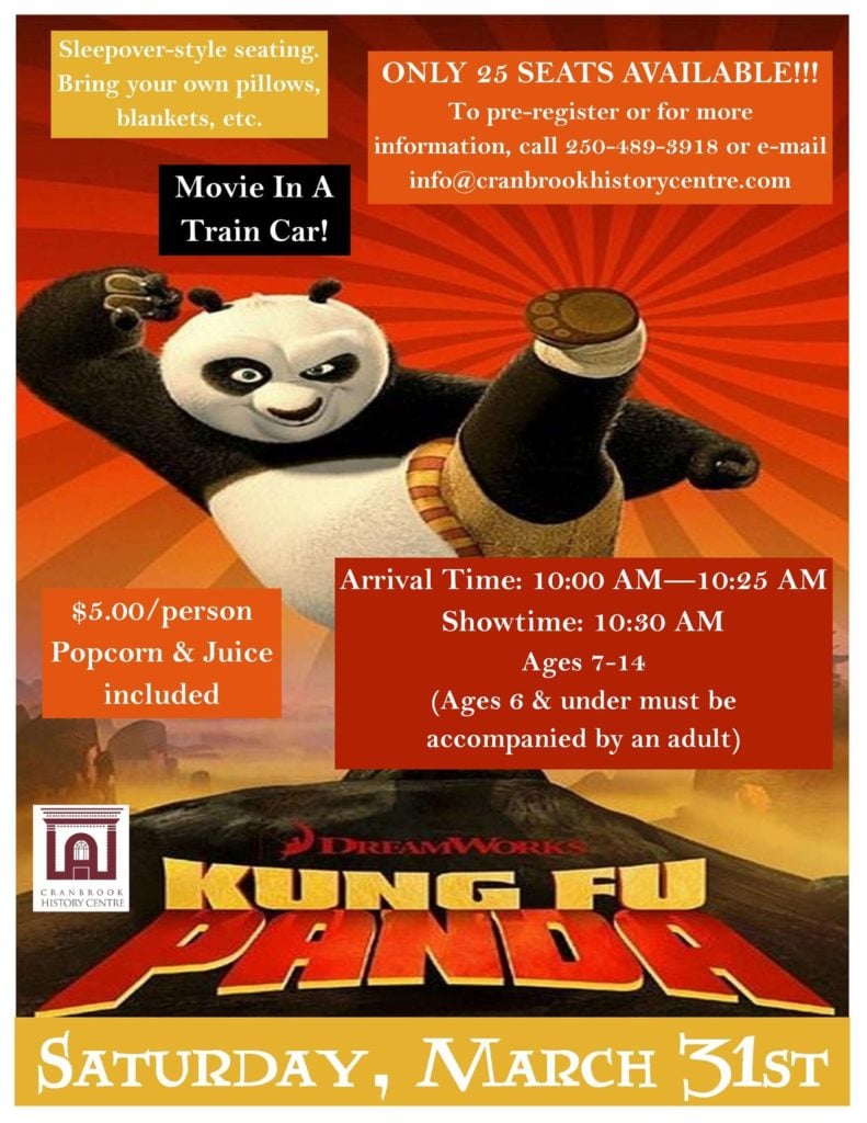 Movie on the Train - Kung Fu Panda