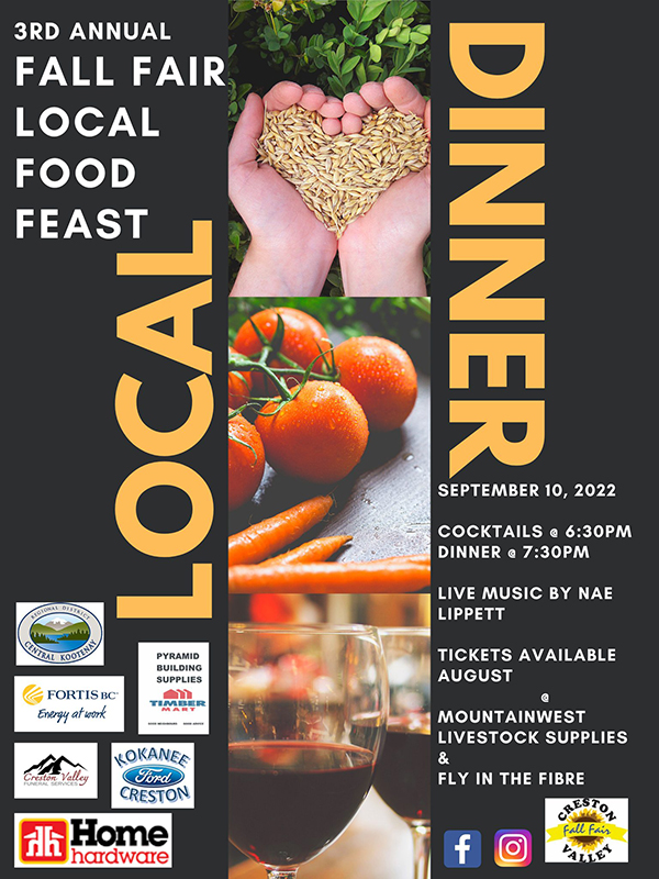 Creston Valley Fall Fair and Food Feast Sept. 9 and 10 | East Kootenay