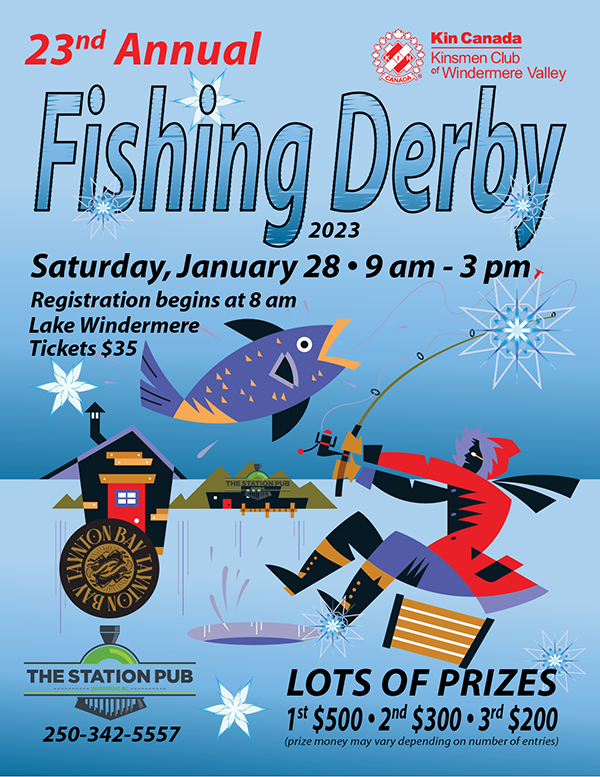 Kinsmen Fishing Derby Jan. 28 on Lake Windermere