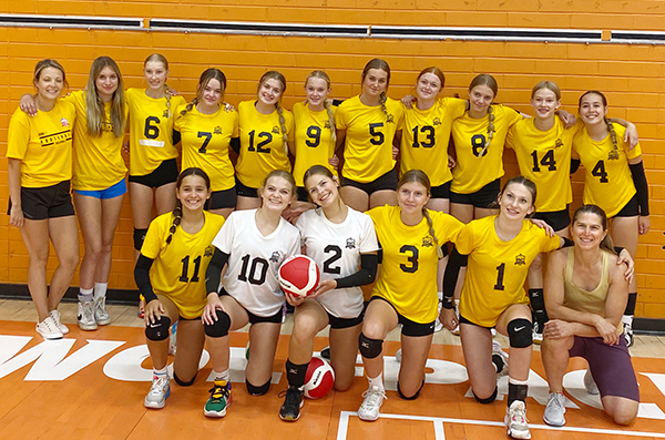Four Comox Valley players compete at the U15 BC Cup volleyball