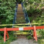 Peak to Platzl staircase closed