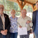 MLA Clovechok presents Rick Hoar with honour