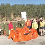 Lions and Cadets work to keep our world neat and clean