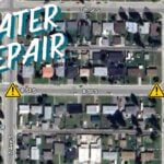 Water line repair on 8th Street S today