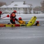 CVSAR cautions lake ice remains thin