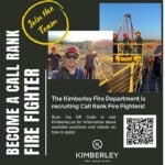 Kimberley FD seeking call rank firefighters