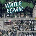 Another water leak repair underway on 2nd St. S