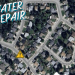 Water leak repair underway in Mount Royal