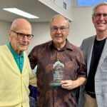 Jim Webster presented 2024 Jack Ratcliffe Award