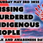 Missing and Murdered Indigenous Peoples March May 3